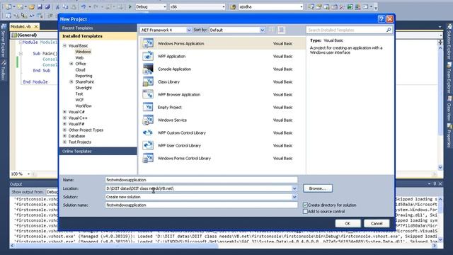 Developing basic Windows form application - (part-3)Vb.net tutorial in Tamil смотреть онлайн