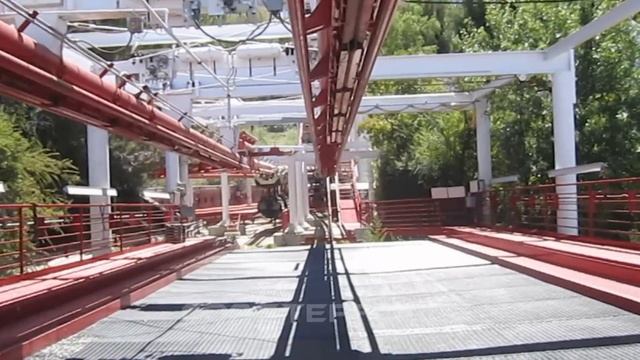 Ninja front seat on-ride HD POV Six Flags Magic Mountain смотреть онлайн