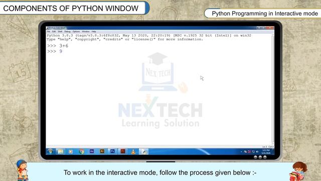 Components of Python Window смотреть онлайн