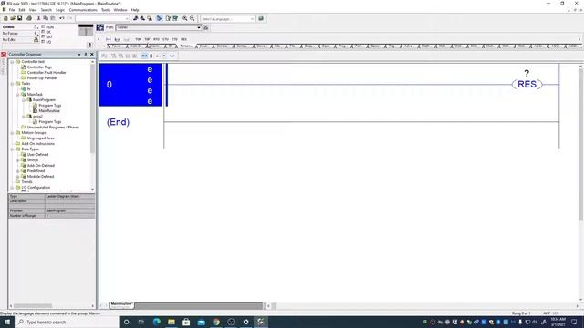 ELE 203Introduction to RSLogix 5000 смотреть онлайн