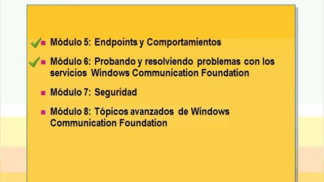 Desarrollo de soluciones Microsoft Windows Communication Foundation con Visual C# смотреть онлайн