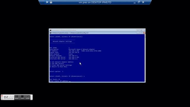 Configuring Network Settings in Hyper V 2016 смотреть онлайн