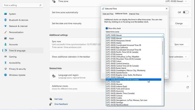 Add Multiple Clocks to the Notification Center on Windows 11 смотреть онлайн