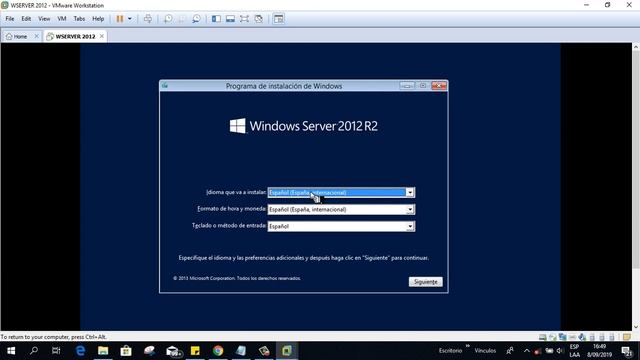 Instalar windows server 2012r2 en VMWARE Workstation смотреть онлайн
