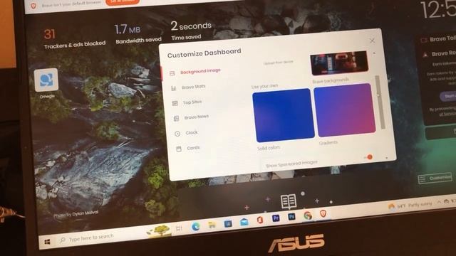 How To Change Background Or Wallpaper On Brave browser 2024 ( In 5 seconds) смотреть онлайн
