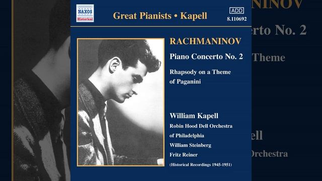 Rhapsody on a Theme of Paganini, Op. 43: Variation III: L'istesso tempo смотреть онлайн