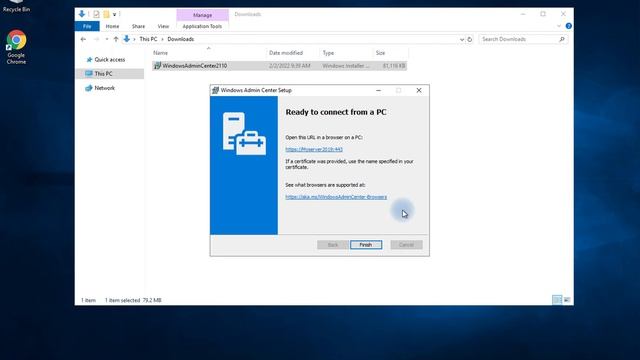 How to install Windows Admin Center - Windows Server 2019 смотреть онлайн