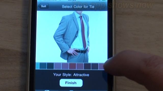 Finds suitable tie for a man's suit with iPhone App "Dress Guide" смотреть онлайн