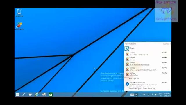 HardwarePcJenny Windows 9 Notification Center in Action смотреть онлайн