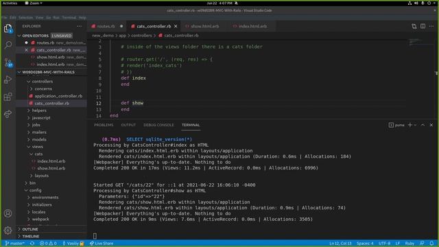 W9D2 - Intro to MVC смотреть онлайн
