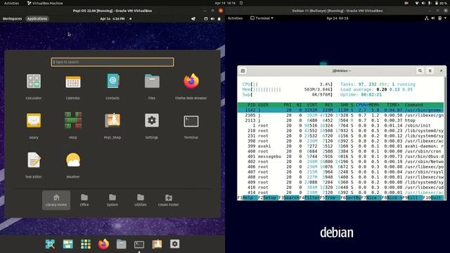 Pop OS 22.04 vs Debian 11: RAM Compare смотреть онлайн