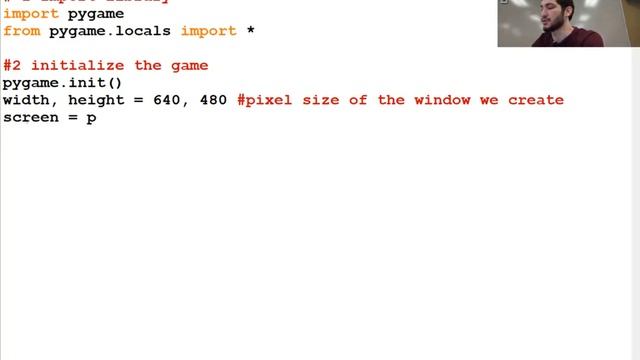 Pygame Creating a Screen смотреть онлайн
