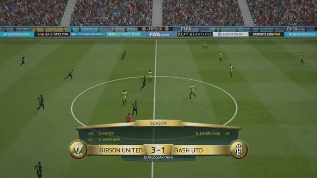 Fifa 16 FUT Last minute equalizer Xbox One смотреть онлайн