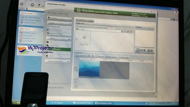 Sony_Ericsson Pc Suit || How To Transfer File Pc To Mobile || Sony_Ericsson W350i || Vk7projects смотреть онлайн