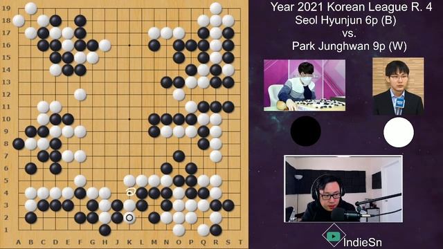 Seol Hyunjun (6p) vs. Park Junghwan (9p) - Baduk/Go/Weiqi Board Game смотреть онлайн