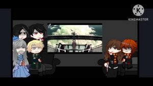 HP react to Harry as Mori Ogai ГП реакция на Гарри как Мори Огай