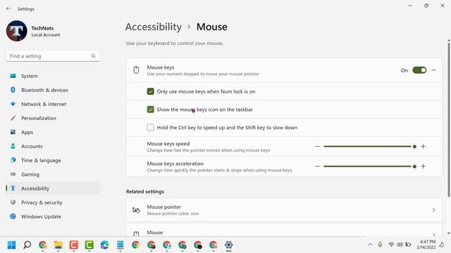 How to Control Mouse Pointer With Keyboard on Windows 11 смотреть онлайн