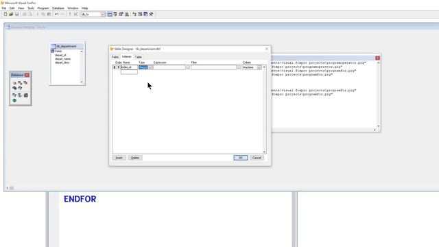 Visual FoxPro 9 ep 17 manage index смотреть онлайн
