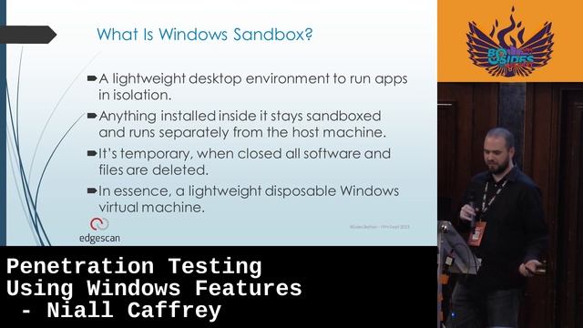 Penetration Testing Using Windows Features - Niall Caffrey смотреть онлайн