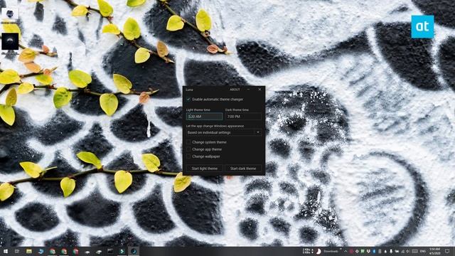 How to change the wallpaper with the theme on Windows 10 смотреть онлайн