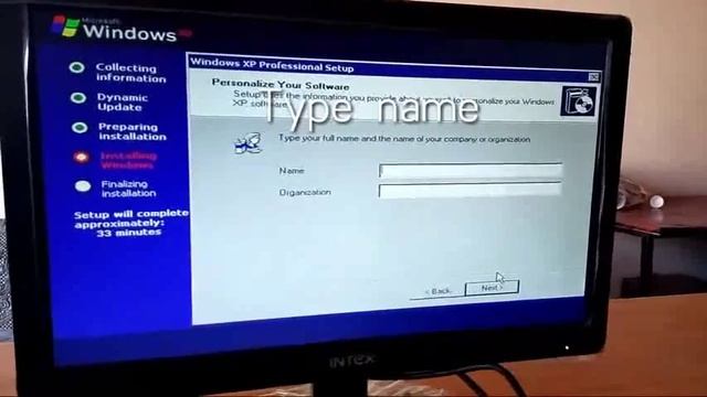 Window xp sp3 installation смотреть онлайн