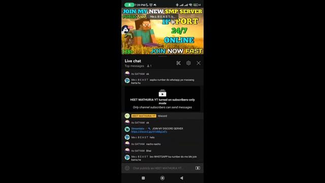 Best Minecraft Smp Live | 24/7 | Java+Pe | Public SMP | Ft- @Techno Gamerz @GamerFleet смотреть онлайн