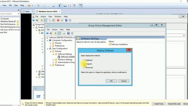 group policy software deployment windows server 2012 (bangle) смотреть онлайн