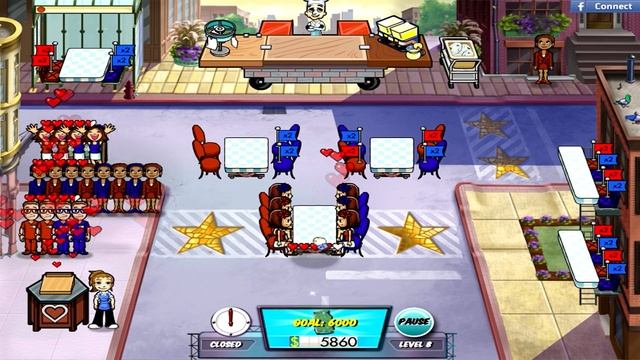 Diner Dash 5: BOOM! (PC) - 1080p60 HD Walkthrough Part 2 - Avenue Flo, Level 6 to 10 смотреть онлайн