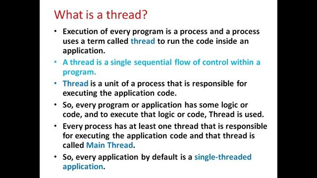 Thread Overview In C# смотреть онлайн