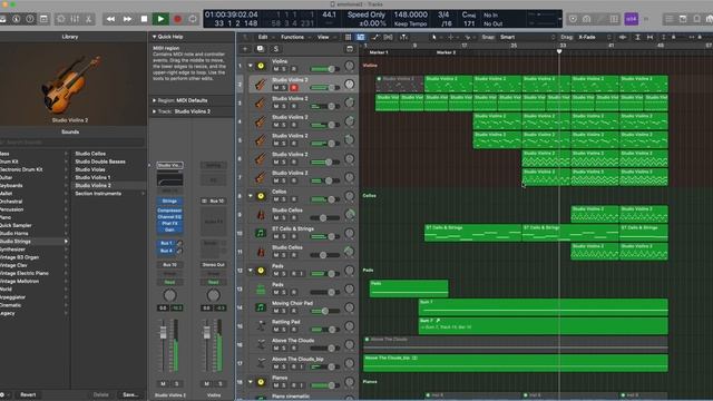 Epic Inspirational background music programming on logic pro смотреть онлайн