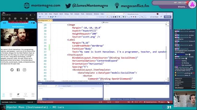 Live Stream: Building Hanselman.Forms | Xamarin | PRs | URI Navigation | iOS Cleanup | !what смотреть онлайн