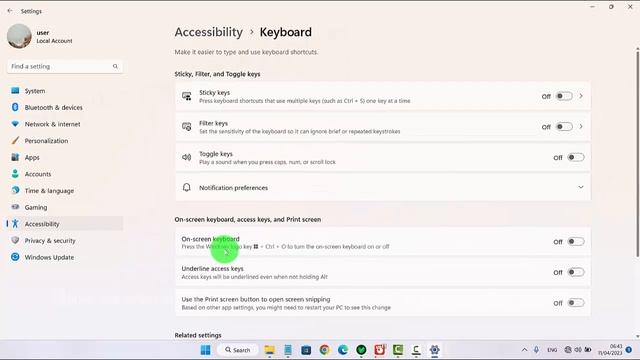 Windows 11 Home : How to show or Hide the Filter Keys icon on the taskbar смотреть онлайн