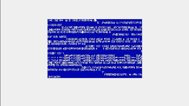 Windows 1.0 Blue Screen of Death смотреть онлайн