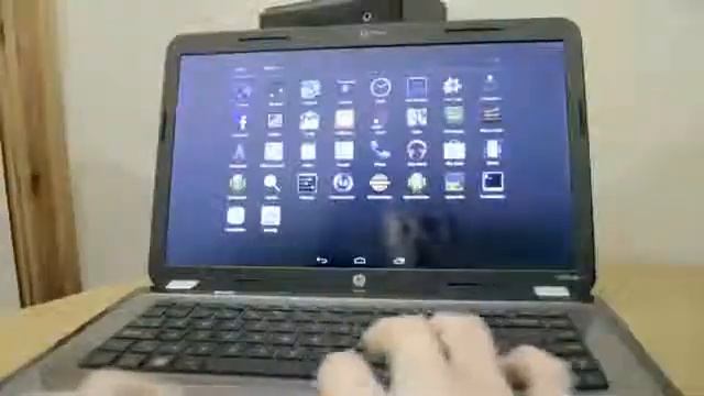 Android x86 Project 4 4 Jelly Bean On A Laptop YouTube смотреть онлайн