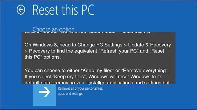 Everything You Need to Know About “Reset This PC” in Windows 8 and 10 смотреть онлайн