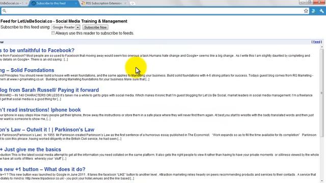 RSS Feed Training - How to subscribe to RSS Feeds смотреть онлайн