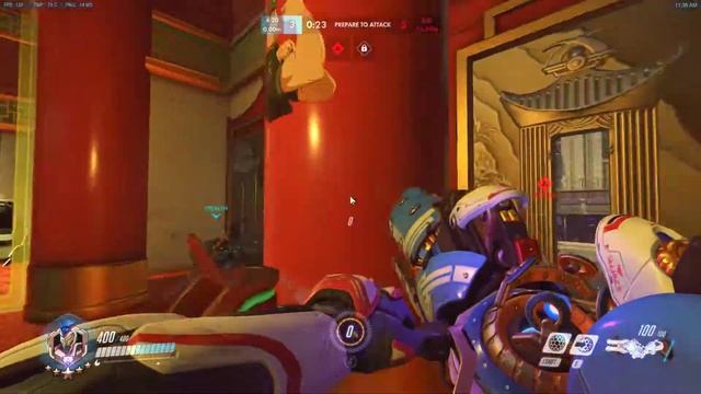 Overwatch Competitive 3100 SR Zarya Hollywood - Last 2 Rounds смотреть онлайн