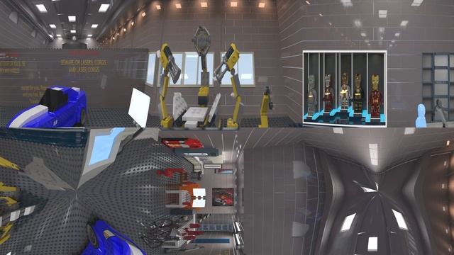 Lego Iron Man Workshop Version 2 смотреть онлайн