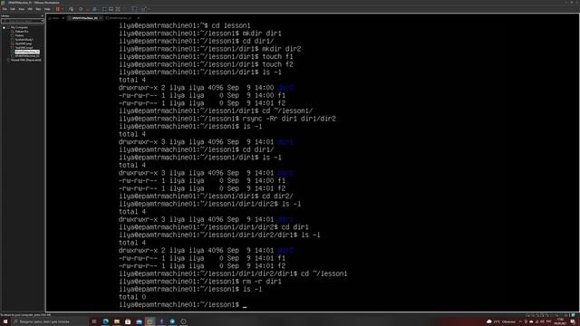 EPAM Lesson 1 Linux basic command line skills part 1 смотреть онлайн