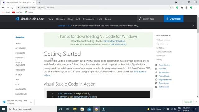 Download and Install Visual Studio Code in Hindi смотреть онлайн
