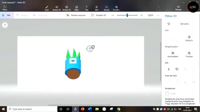 CARA MUDAH MEMBUAT ANIMASI 3D SENDIRI TANPA RIBET MENGGUNAKAN PAINT 3D смотреть онлайн