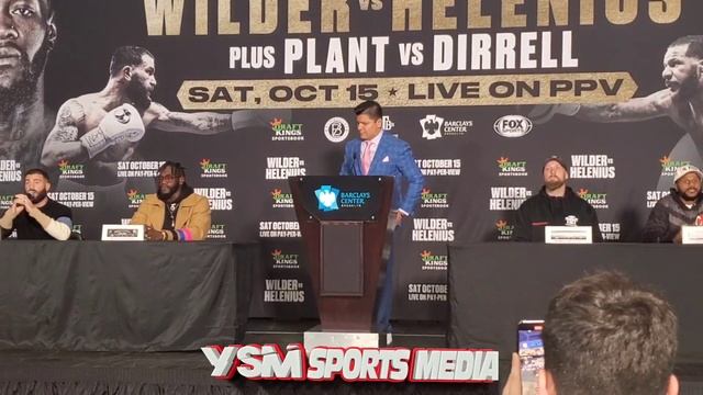Sh*t gets HEATED between Caleb Plant and Anthony Dirrell "Just Don't Run B***H" смотреть онлайн