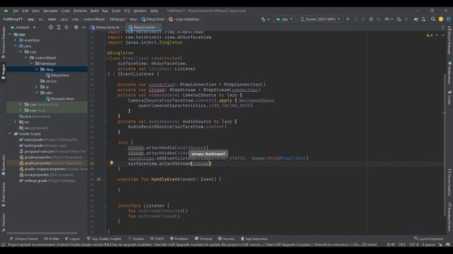 03. Android Full RTMP Publish Tutorial - Setting up RTMP client смотреть онлайн
