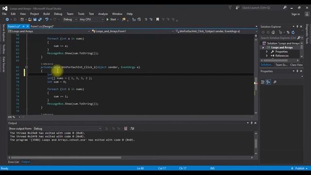 C# Part 16: Loops and Arrays - ForEach Loop смотреть онлайн