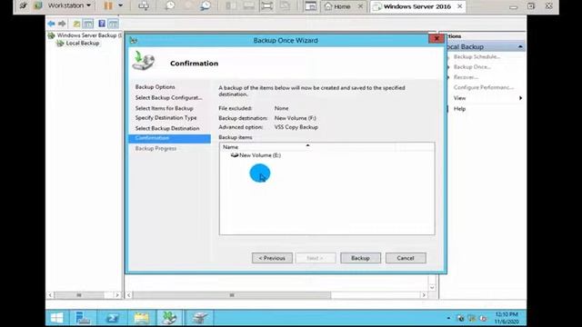 Live: windows server backup installation and configuration смотреть онлайн
