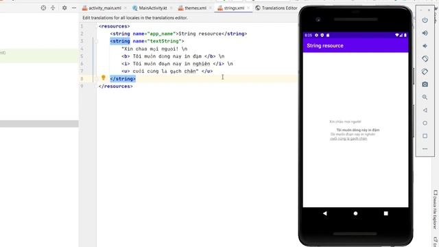 Custom Textview using HTML And SpannableString - Android Tutorial смотреть онлайн