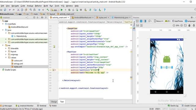 How to create Splash Screen in Android Studio смотреть онлайн