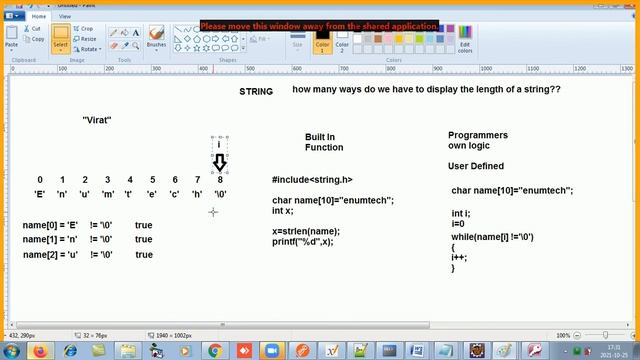C Programming : Season 2 Episode 31(String - user defined way to find length of string) смотреть онлайн