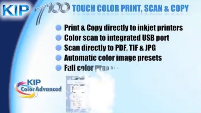 KIP 7100 Plotter Printer Copier Scanner смотреть онлайн