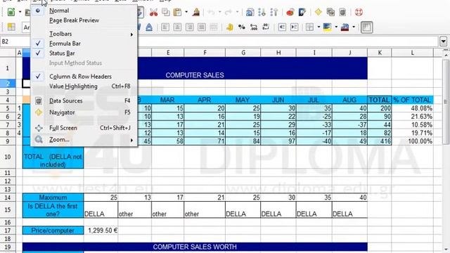 Set as a workbook view of the active window the Page break preview. смотреть онлайн